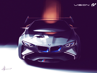 Концепт-кар BMW для Gran Turismo 6. Иллюстрация BMW