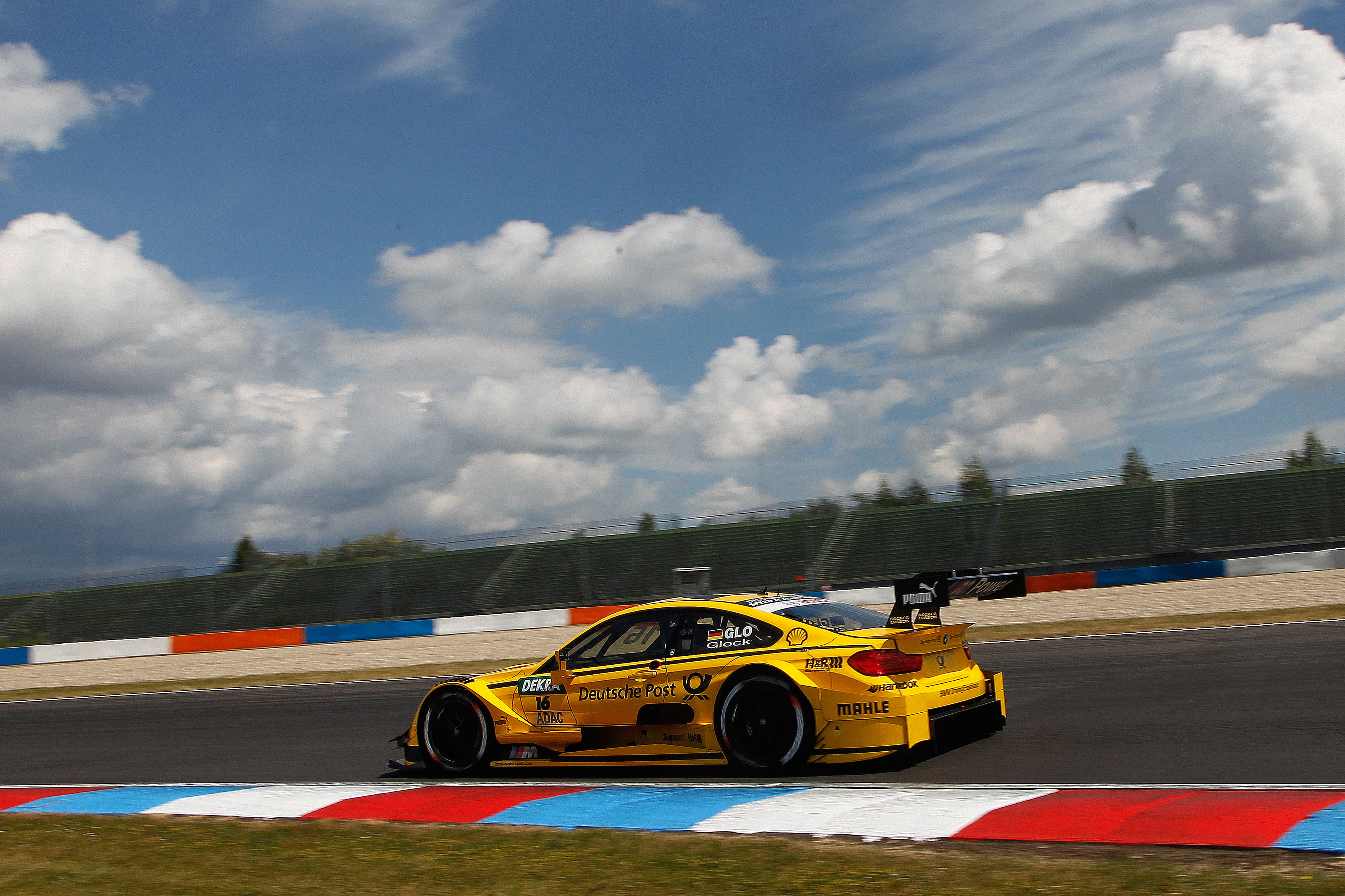 Lausitzring (DE) 30th May 2015. BMW Motorsport, Timo Glock (DE) DEUTSCHE POST BMW M4 DTM. This image is copyright free for editorial use © BMW AG (05/2015).
